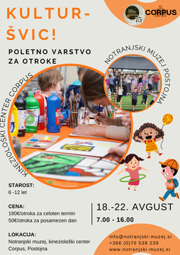 KULTUR-Švic! Poletno varstvo za otroke