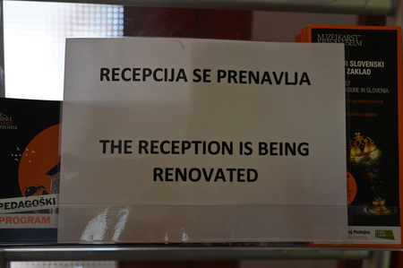 prenova recepcije