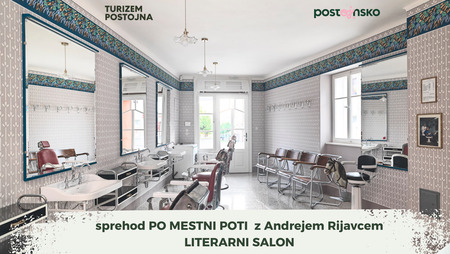 Cikel sprehodov Postoj na mestni poti: Literarni salon