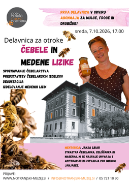 Čebele in medene lizike (delavnica za otroke)