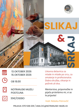 NOVO V PONUDBI: likovne delavnice SLIKAJ&SRKAJ