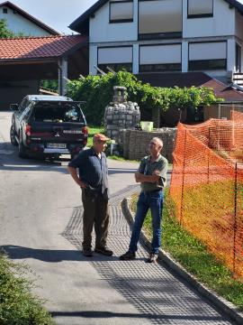 Sanacija plazovitega območja Strane 1. faza – zahodni del vasi