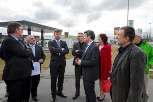 Gašperšič v Postojni in Pivki o infrastrukturnih projektih