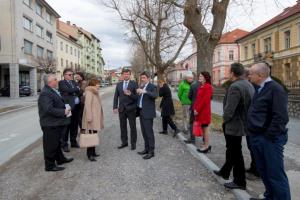 Gašperšič v Postojni in Pivki o infrastrukturnih projektih