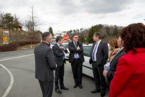 Gašperšič v Postojni in Pivki o infrastrukturnih projektih