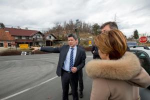Gašperšič v Postojni in Pivki o infrastrukturnih projektih
