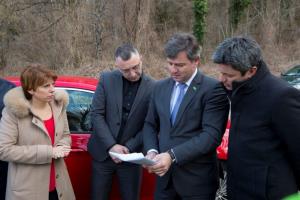 Gašperšič v Postojni in Pivki o infrastrukturnih projektih