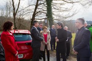 Gašperšič v Postojni in Pivki o infrastrukturnih projektih