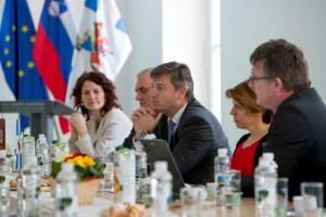 Gašperšič v Postojni in Pivki o infrastrukturnih projektih