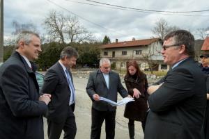 Gašperšič v Postojni in Pivki o infrastrukturnih projektih
