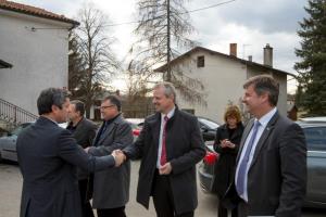 Gašperšič v Postojni in Pivki o infrastrukturnih projektih