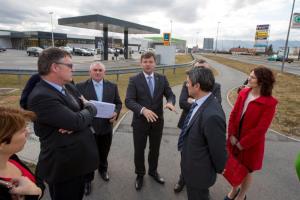Gašperšič v Postojni in Pivki o infrastrukturnih projektih