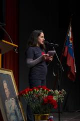 Slavnostni sprejem novih članov v postojnsko Krajevno organizacijo zveze borcev za vrednote NOB