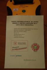 Nov defibrilator v občini