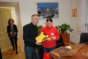 Nov defibrilator v občini