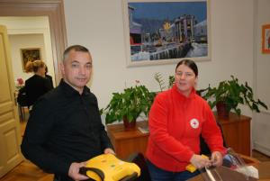 Nov defibrilator v občini