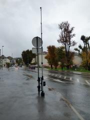 Naprave za štetje prometa po mestu Postojna