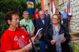 Odkritje spominske plošče v spomin na dr. Franca Ambrožiča