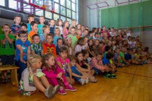 Fotoutrinki s sprejema v Osnovni šoli Miroslava Vilharja