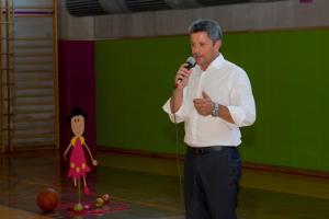 Fotoutrinki s sprejema v Osnovni šoli Miroslava Vilharja