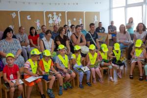 Fotoutrinki s sprejema v Osnovni šoli Prestranek