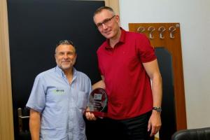 Visoki košarkarski obisk pri županu