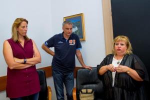 Visoki košarkarski obisk pri županu