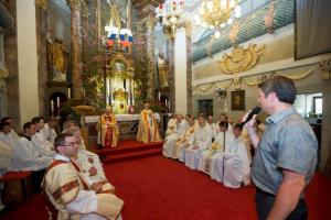 Monsignor Vladimir Pirih je obhajal svojo železno mašo