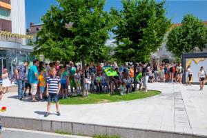Počastitev dneva državnosti na Titovem trgu