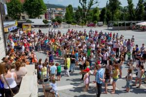 Počastitev dneva državnosti na Titovem trgu
