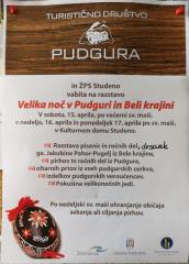 Velika noč v Pudguri in Beli krajini