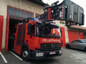 Druga predstavitev visoke lestve v Postojni