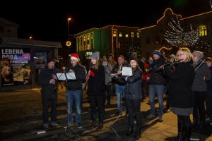 Koncert postojnske godbe v centru