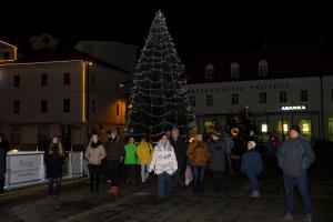 Koncert postojnske godbe v centru