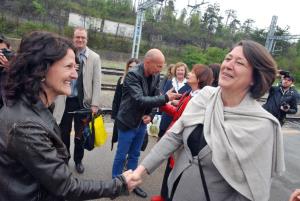 Župan sprejel komisarko Violeto Bulc