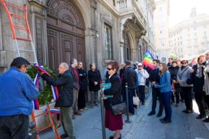 Trst in spomeniki padlim v Postojni