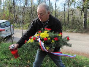 Obisk obeležij v krajevni skupnosti POSTOJNA pred Dnevom spomina na mrtve