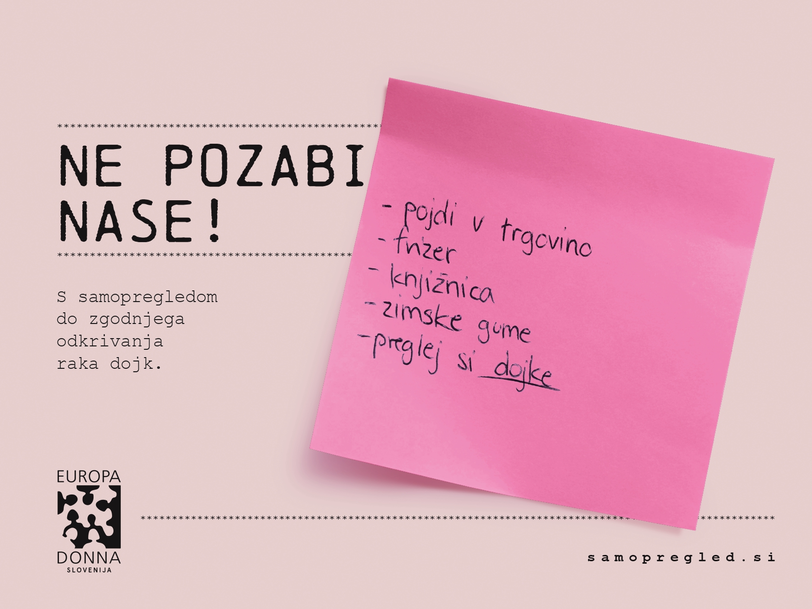 Rožnati oktober v Postojni: mesto ovito v simbol upanja in ozaveščanja ...
